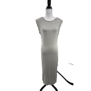 Forever Rose Sleeveless Maxi Dress - Size XL 	Light grayish sage